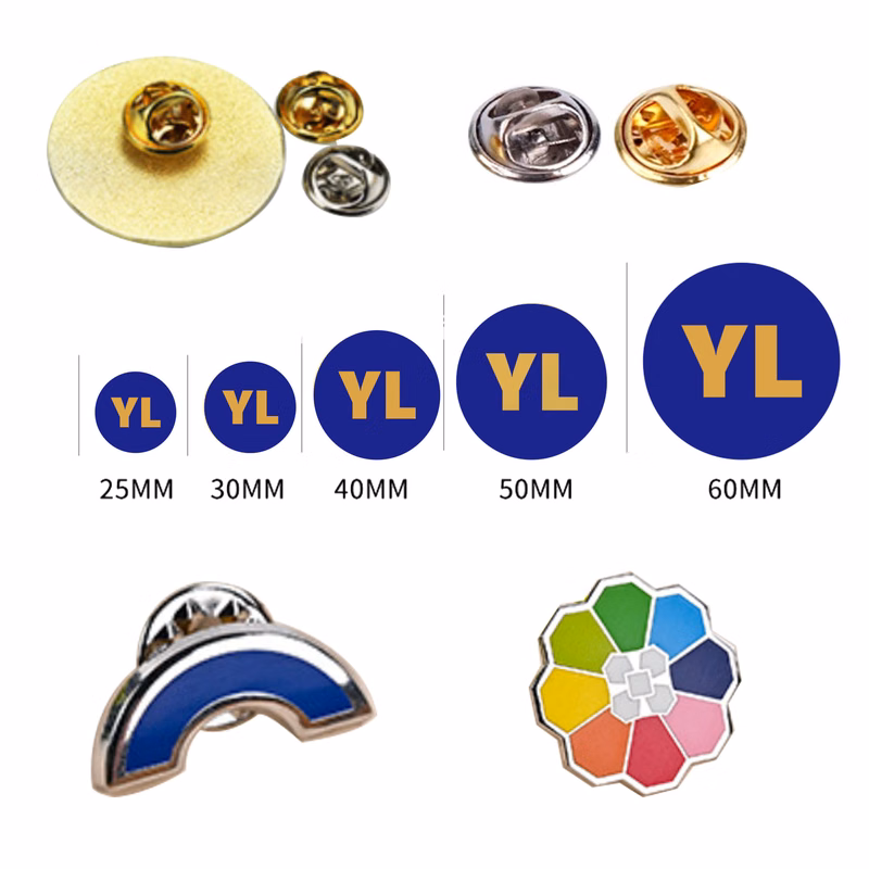 MOQ100 High-Quality Stamping Badges