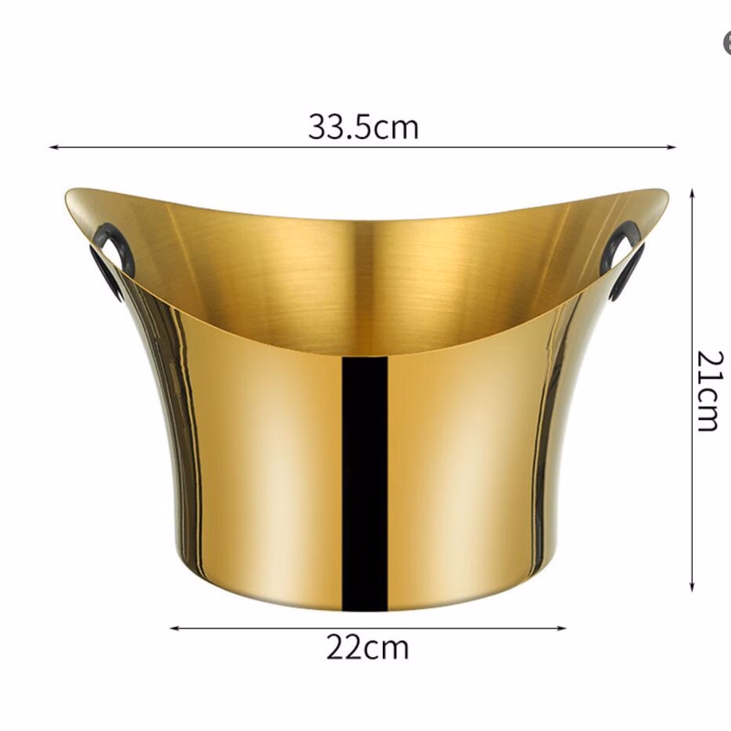 Stainless Steel Ice Buckets With Handles