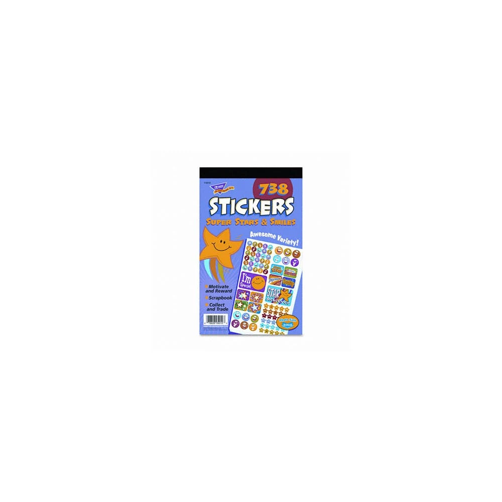 Super Stars & Smiles Sticker Pads - 738 Stickers 1