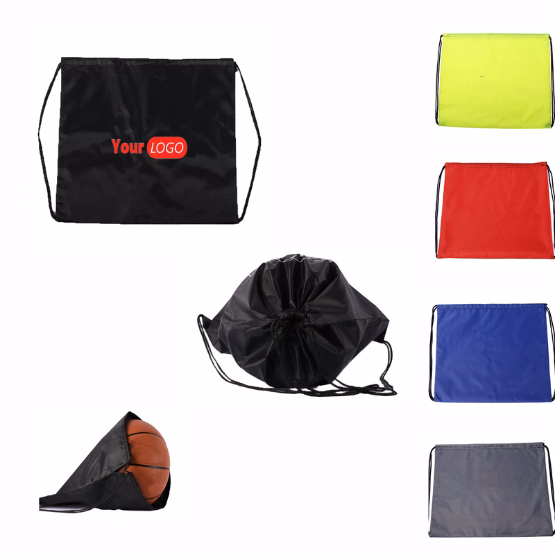 Polyester Drawstring Bags MOQ 50pcs