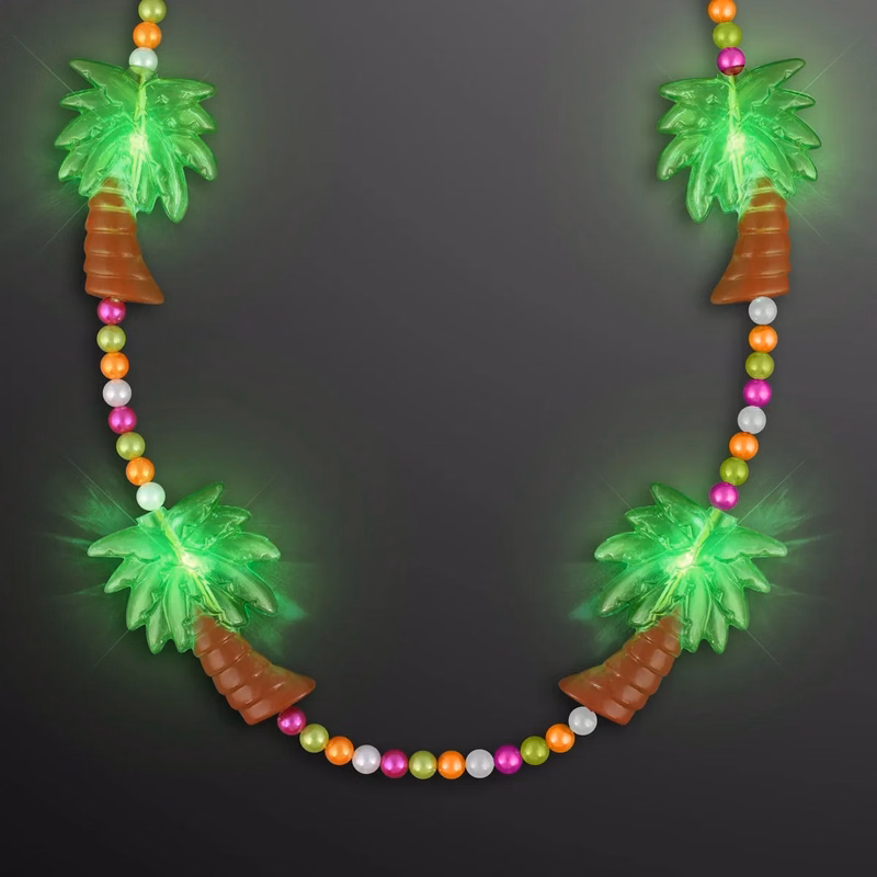 Light Up Palm Trees Vacation Beads