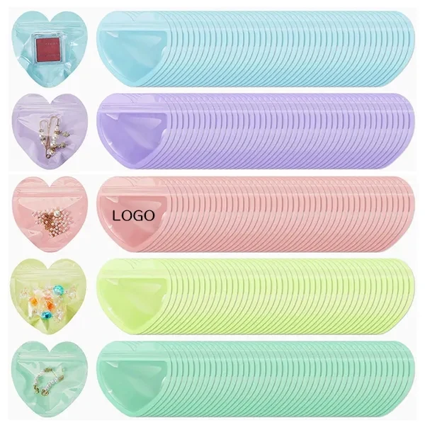 Heart Shaped Ziplock Bag with Reusable Food Storage 1