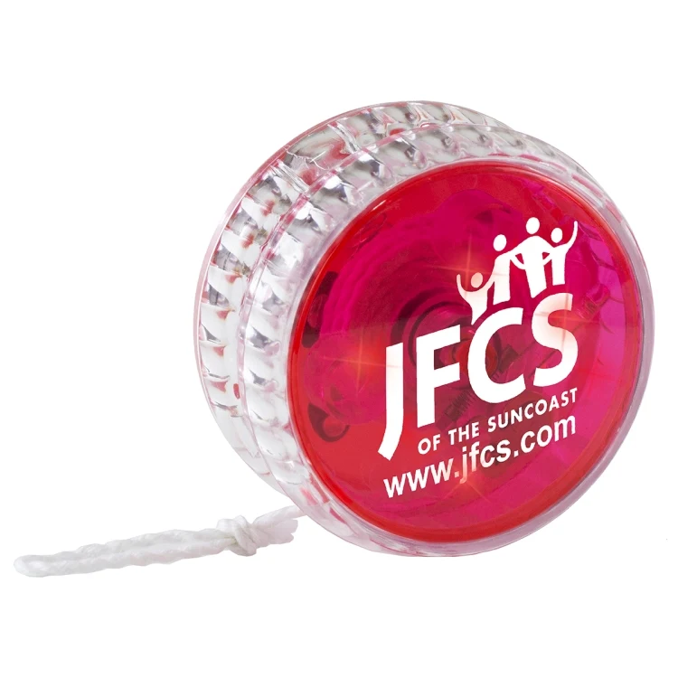 "Go-Yo Red" Red Light-Up LED Yo-Yo 1
