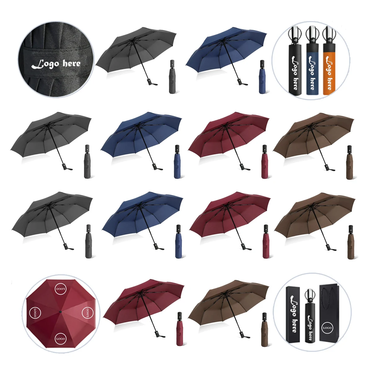 MOQ50 Business Umbrella For Both Sunny And Rainy Days 1