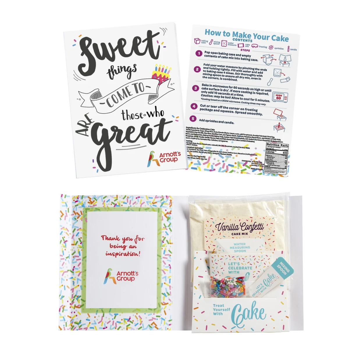 InstaCake Appreciation Cake in a Card 1