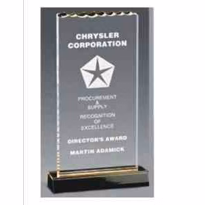 4" x 6" Gold Reflection Ice Top Acrylic Award