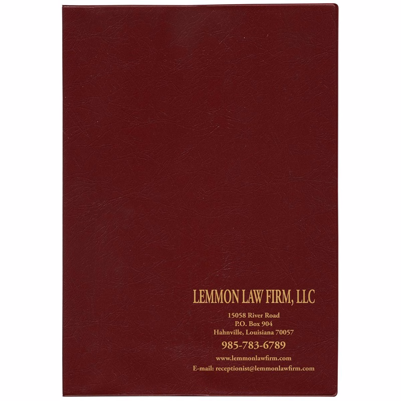 7 x 10 Executive Vinyl Cover Monthly Planner