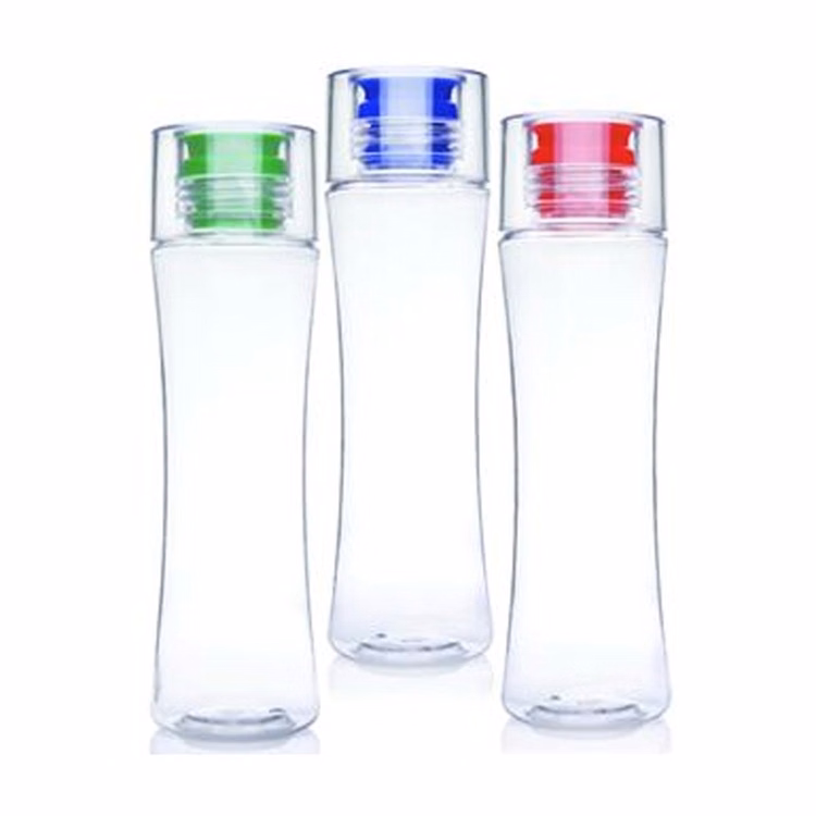 16 oz Bottle With Screw On Lid Silicone Color Ring