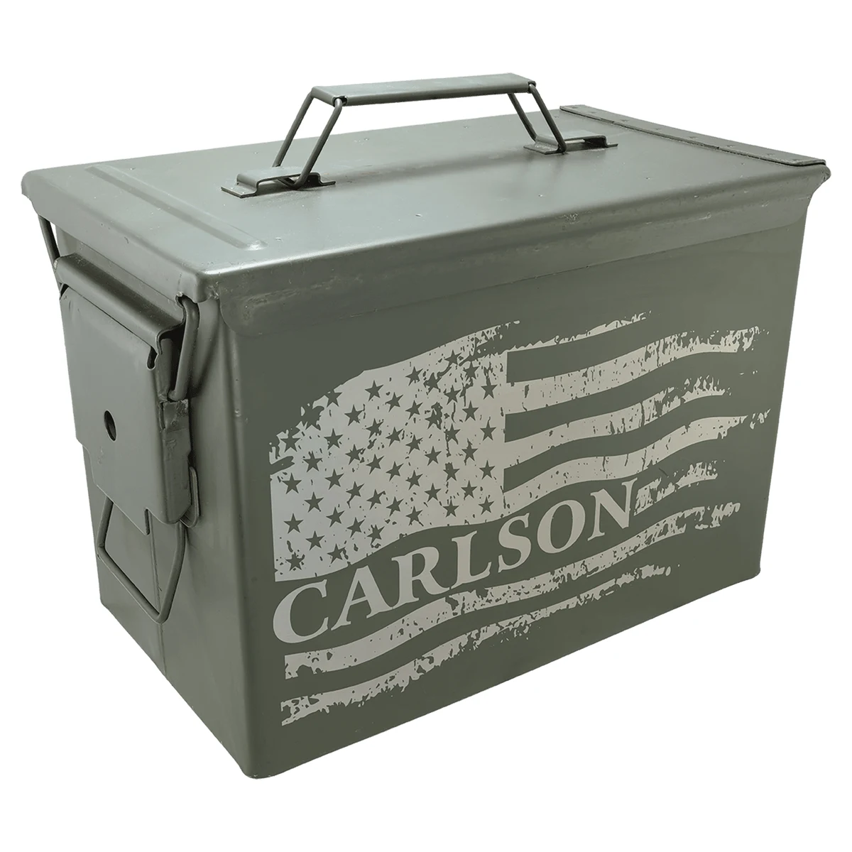 Fat 50 Caliber Army Surplus Steel Ammo Can 1