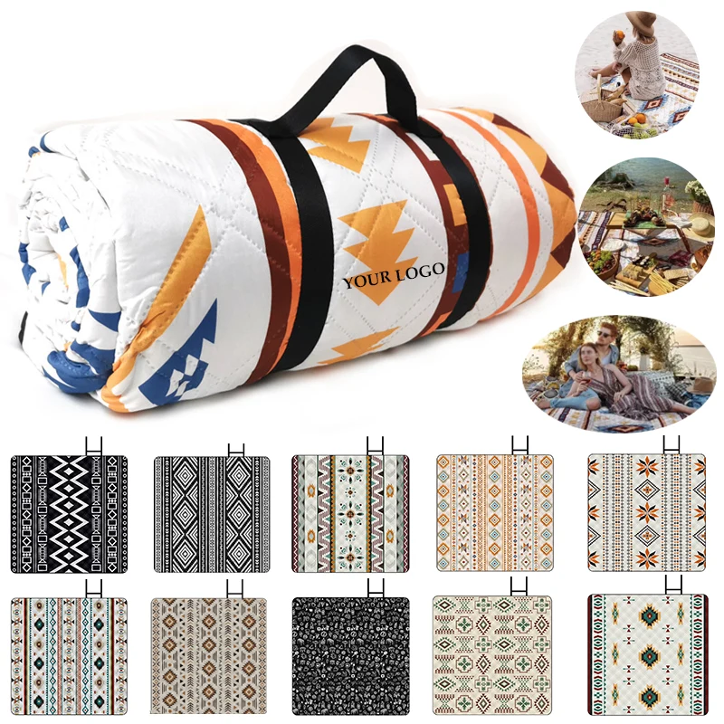 Picnic Blanket Extra Large Waterproof and Foldable Beach Blanket 1