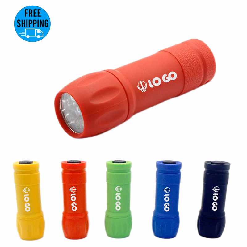 9 LED Handheld Flashlights with lanyards