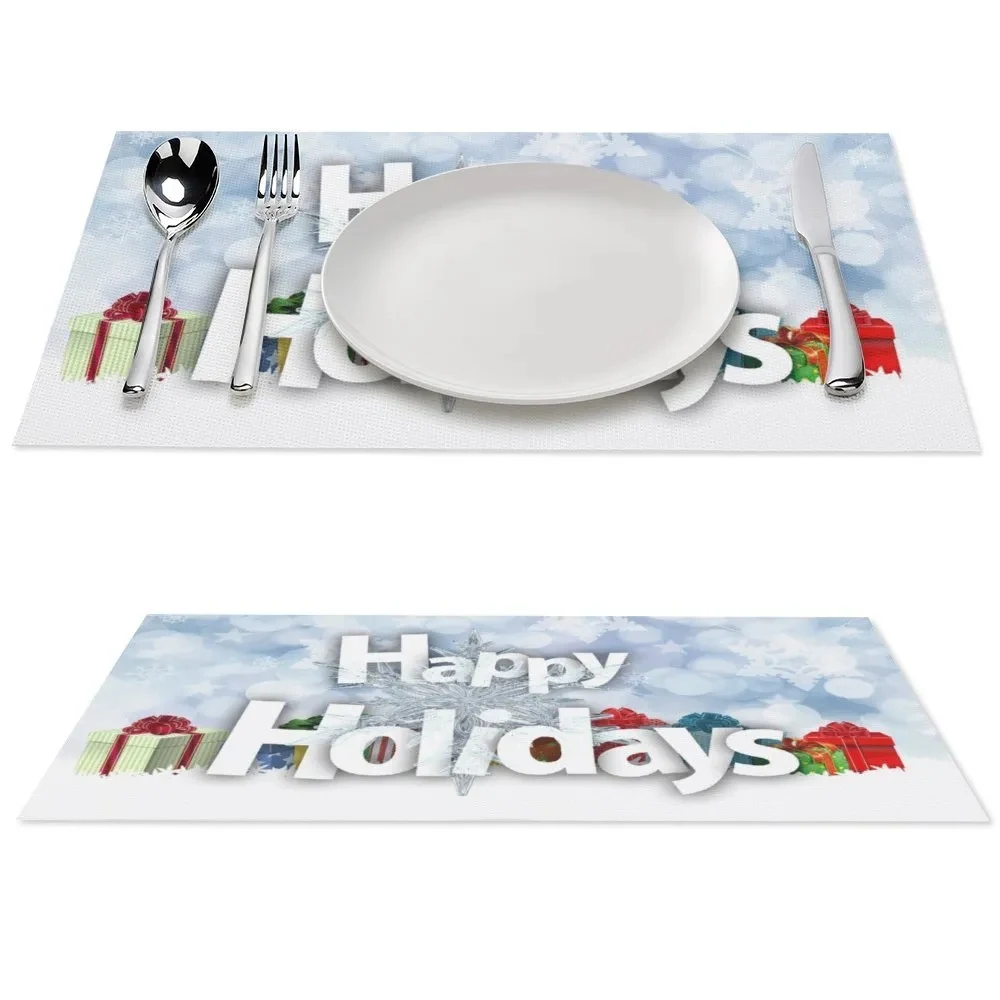 PVC Woven Placemat with Logo 1