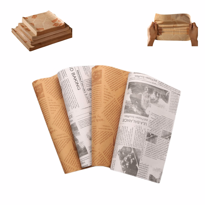 Oil Resistant Food Wrapping Paper MOQ1000