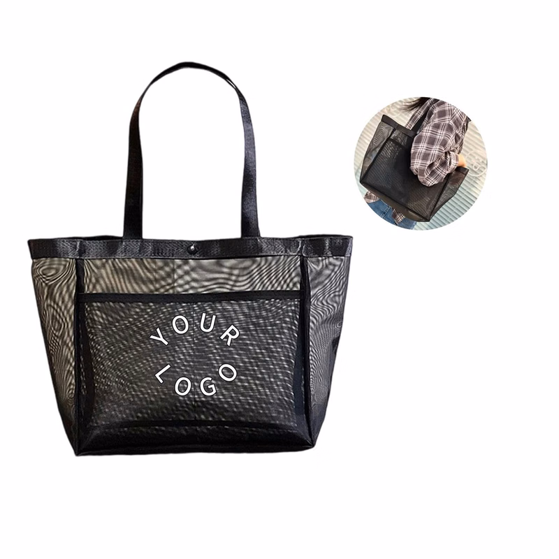 Lightweight Nylon Tote with Full Color Logo
