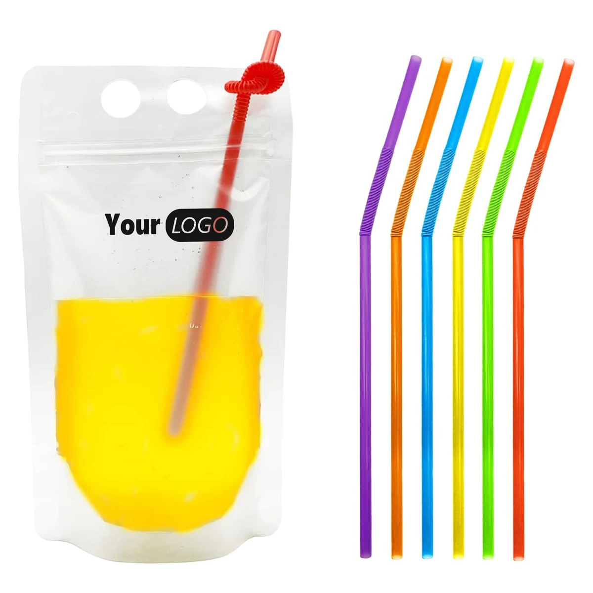 Plastic Eco-Friendly 16Oz Drink Pouches For Parties And Events 1