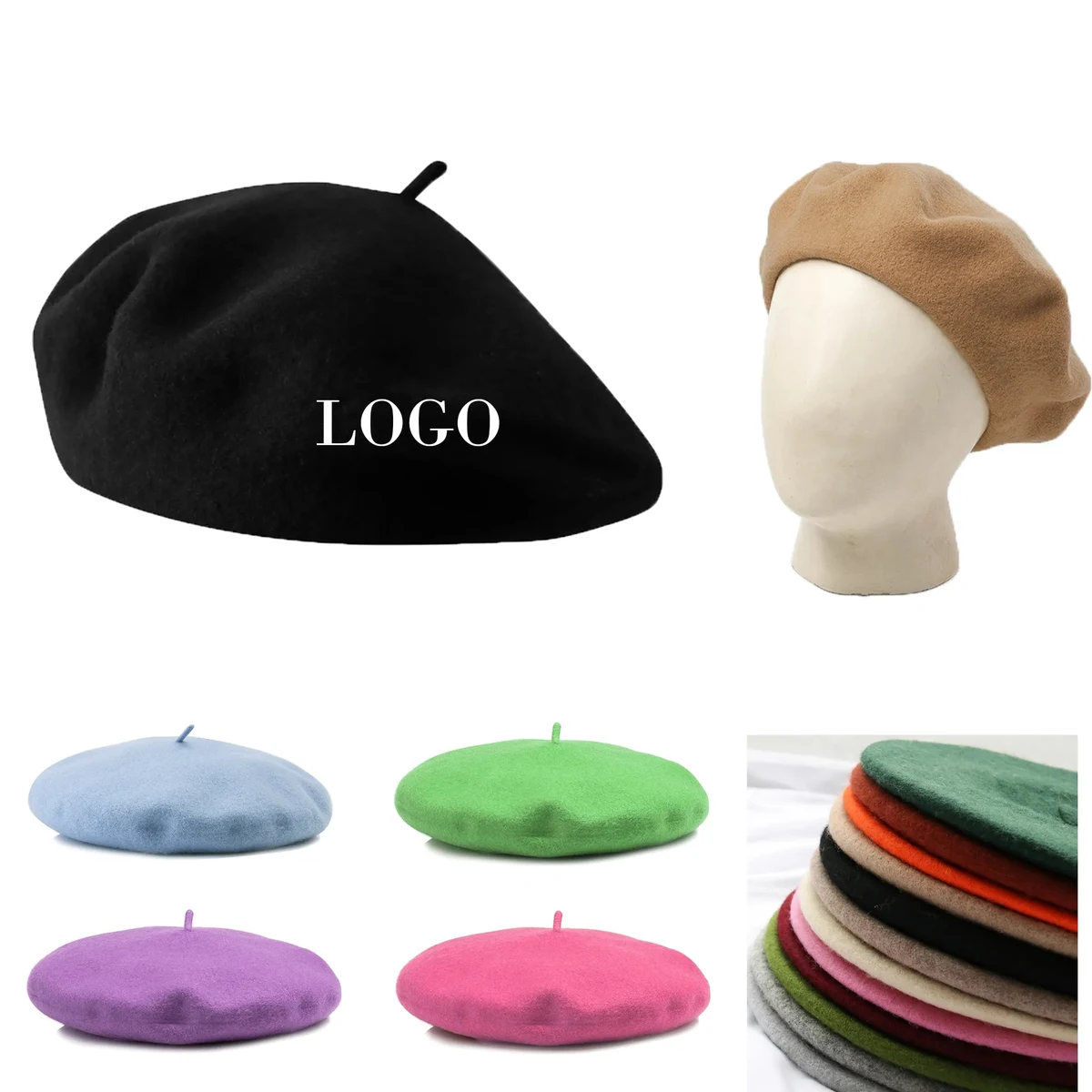 Thickened Wool Art Beret 1