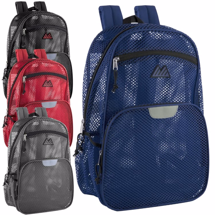 18" Mesh Backpacks - 4 Colors Reflective