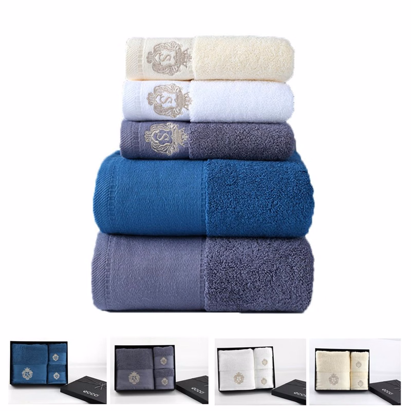 3 Piece Cotton Luxurious Bath Set