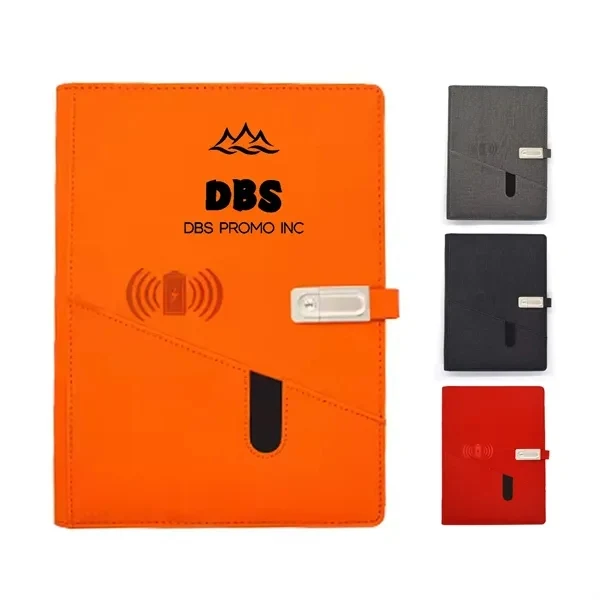 Multifunctional Wireless Charging Business Notebook 1