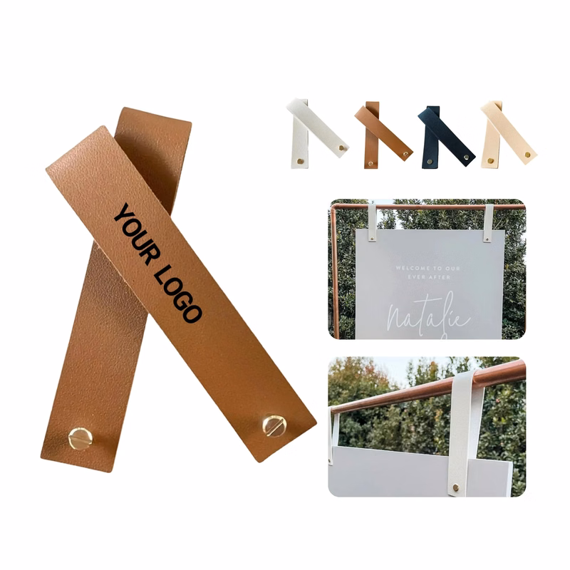 Wedding Decoration Hook PU Leather Soft Texture