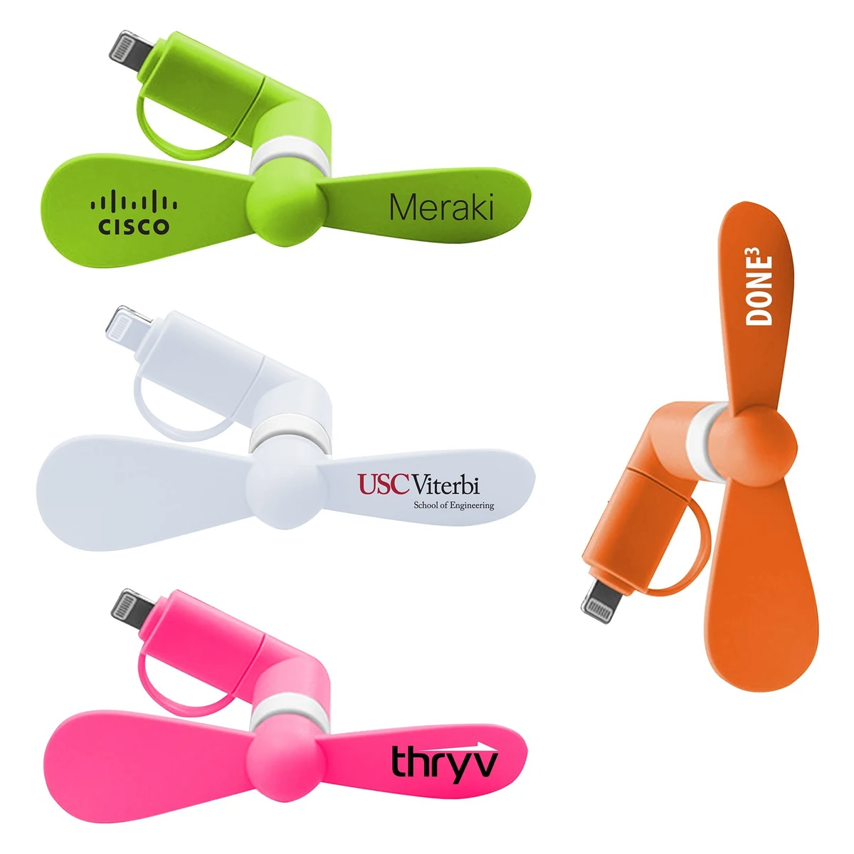 Portable Mini Fan – Compatible with Cell Phones, Power Banks, Tablets & More 1