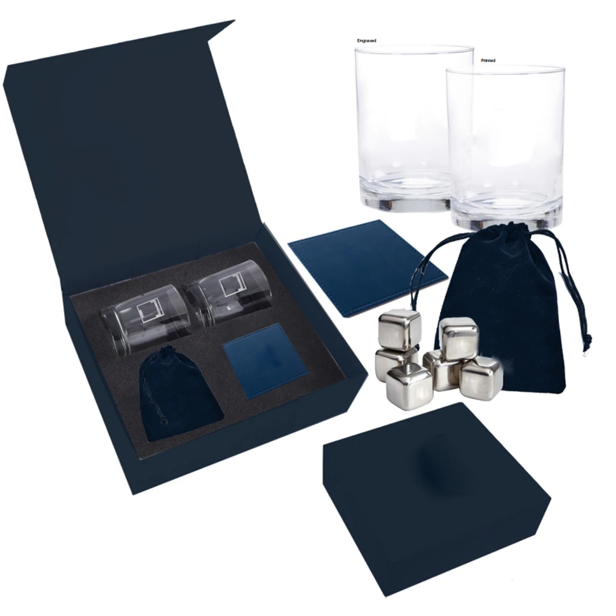 Premium Whiskey Stones Gift Set 1