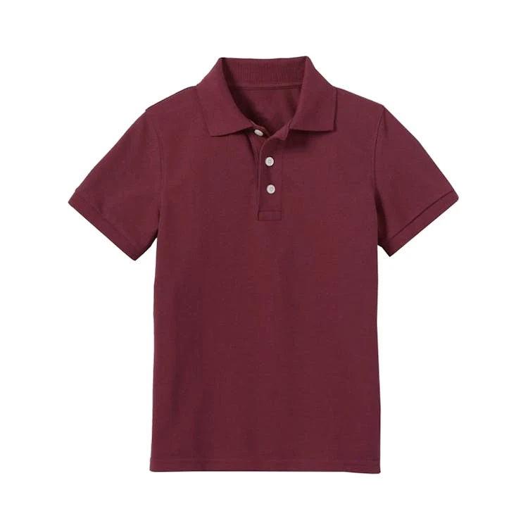 Uniform Polos - 2XL Burgundy Short Sleeve 1