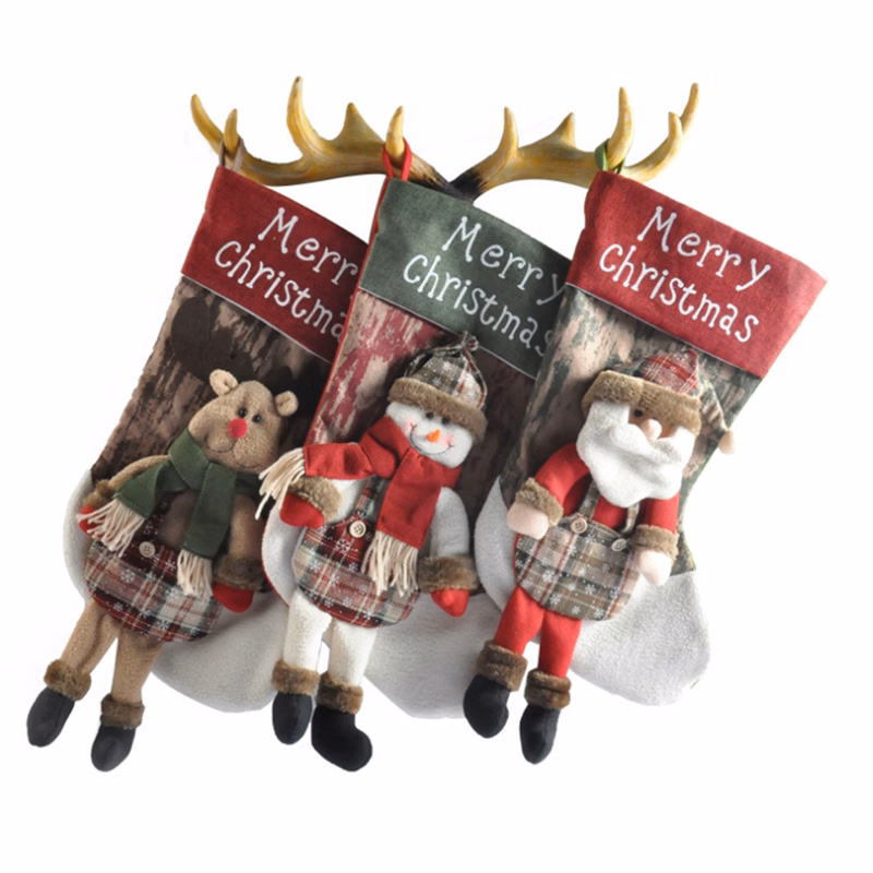 Holding Bag Candy Bag for Fireplace,Xmas Tree,Seasonal Decor