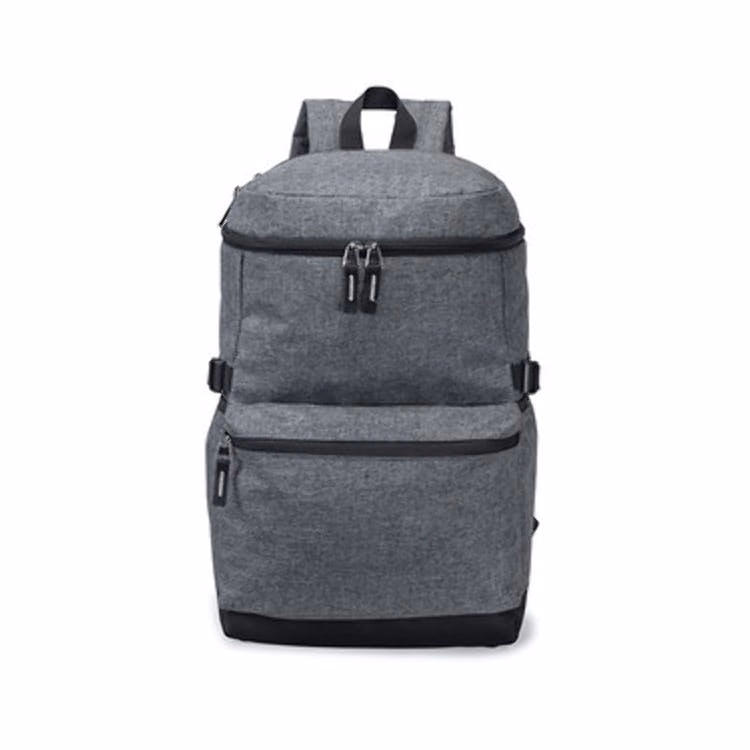 19.5" Computer Backpacks - Gray Heather Padded Back Panel