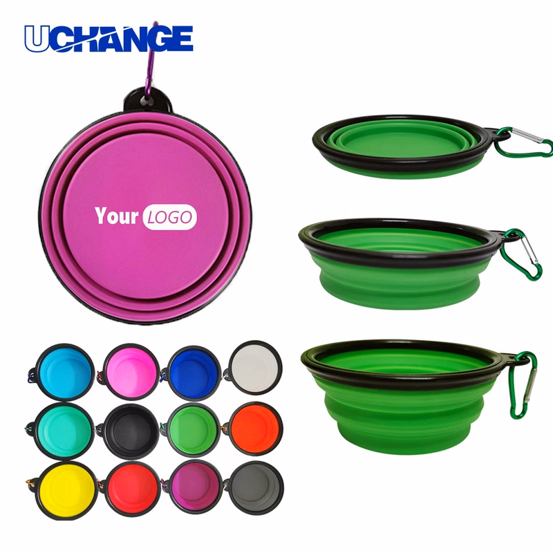 TPE Collapsible Pet Bowl for Travel and Hiking