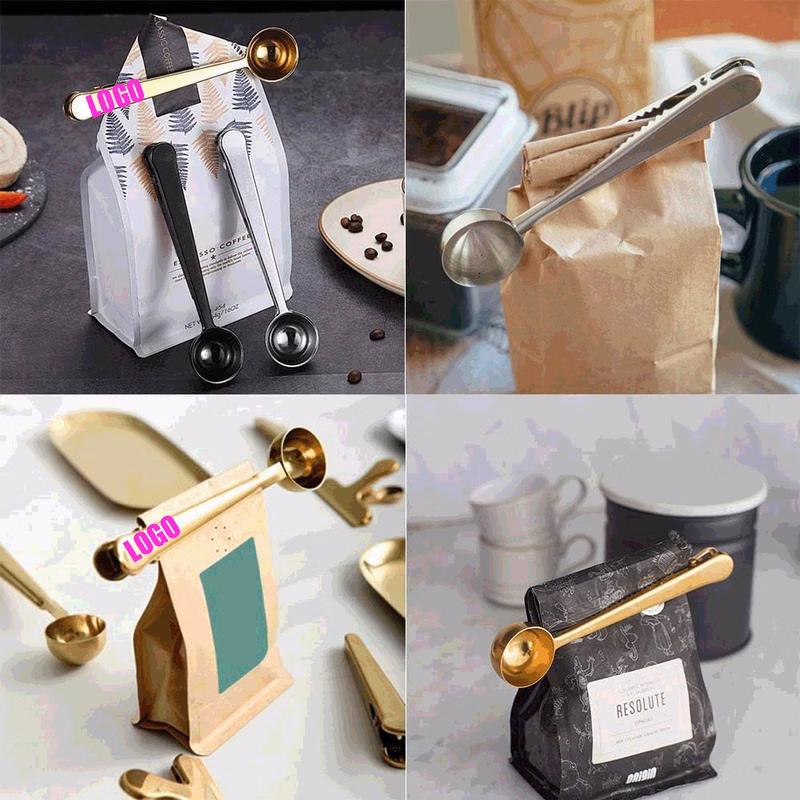 Stainless Steel Coffee Spoon/Multifunction Coffee Spoon with Clip