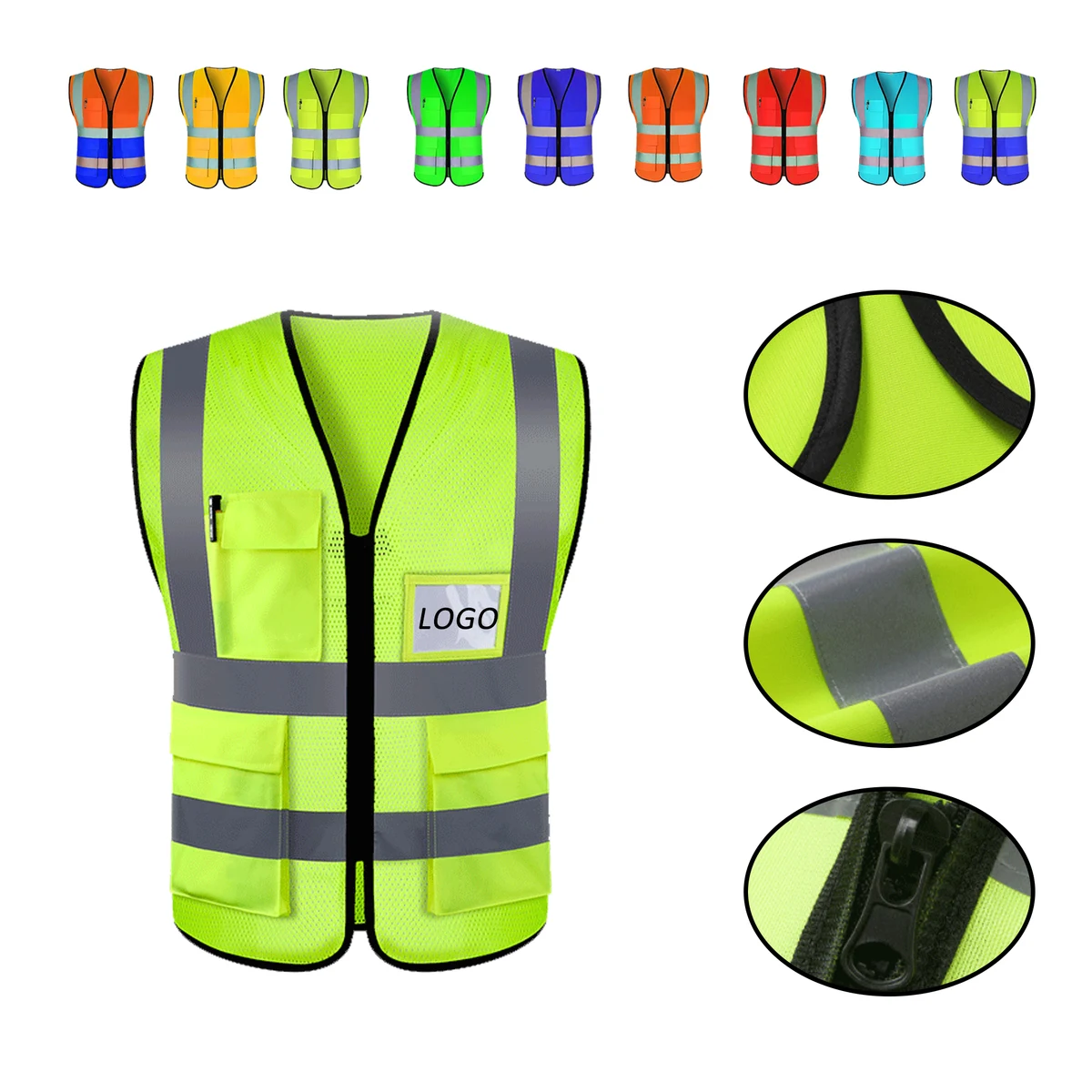 Full Color Safety Vest Men 1