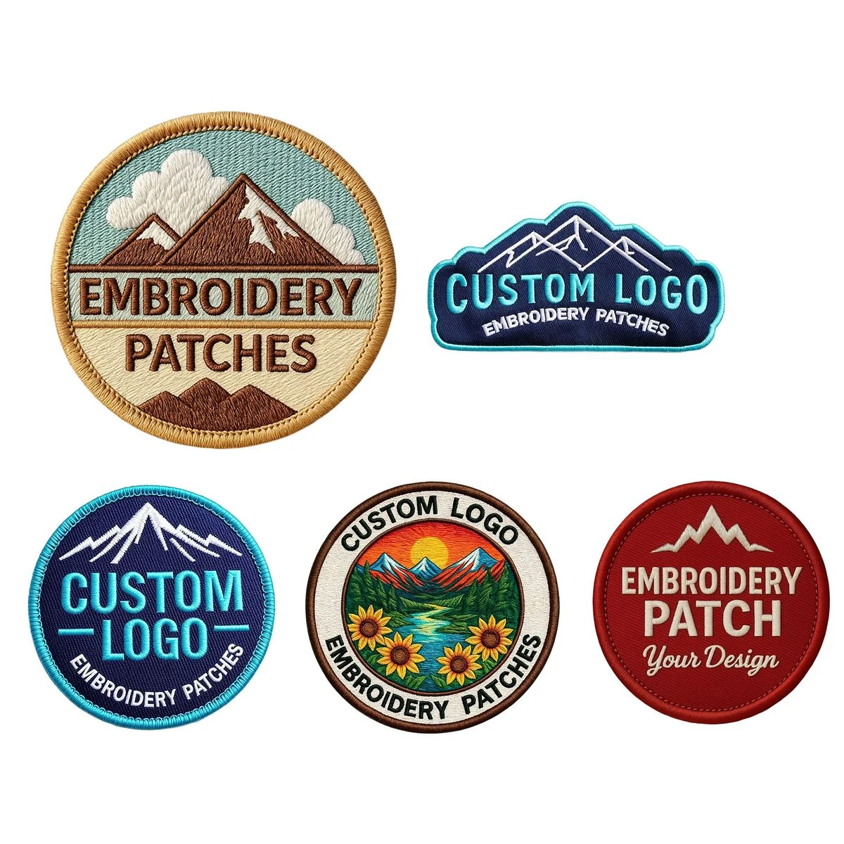 Custom Embroidered Iron On Patch 1