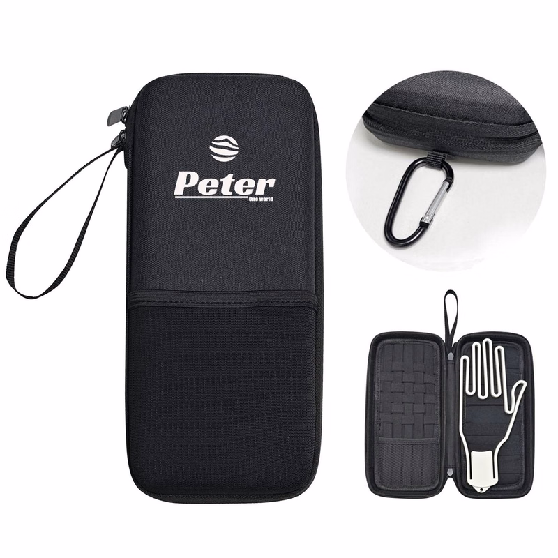 Waterproof EVA Golf Glove Storage Case w/ Carabiner