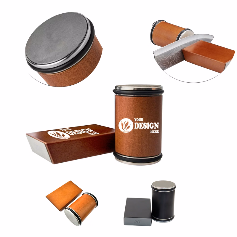 Alluminum Knife Sharpener with Rolling Mechanism