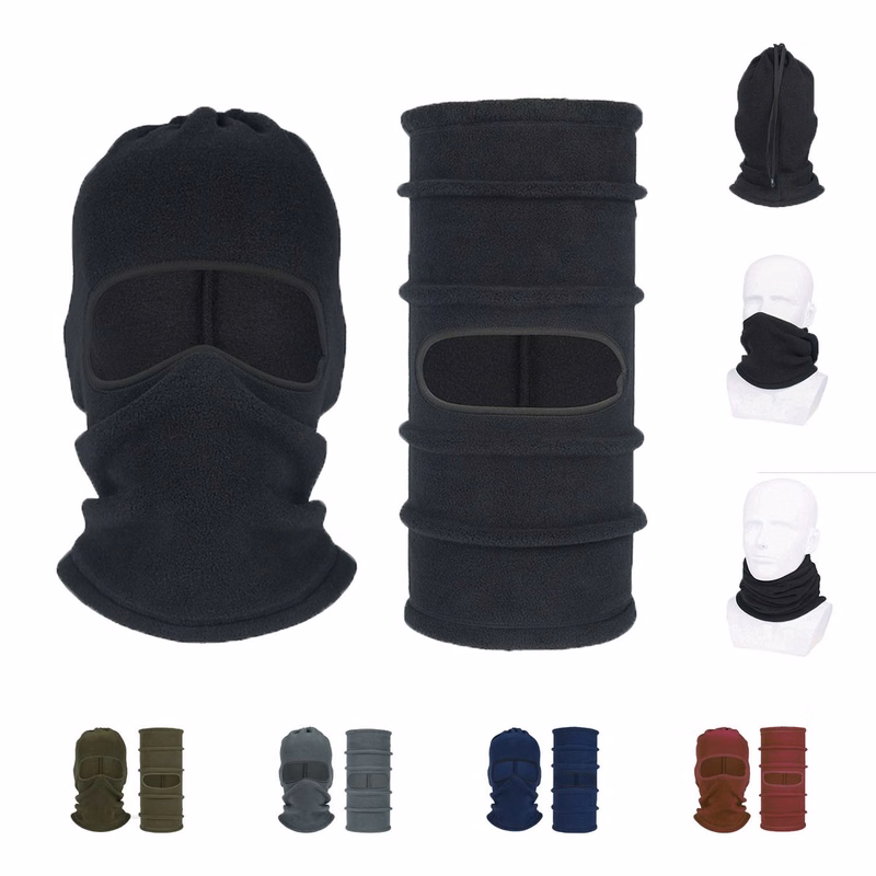 Warm Drawstring Neck Gaiter