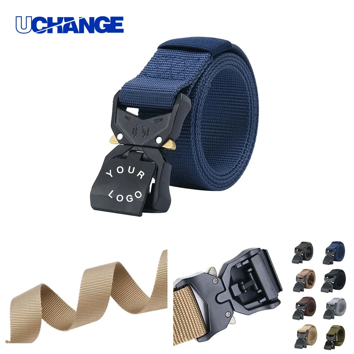 Reinforced Nylon Tactical Belt Strap for Field Activities 1