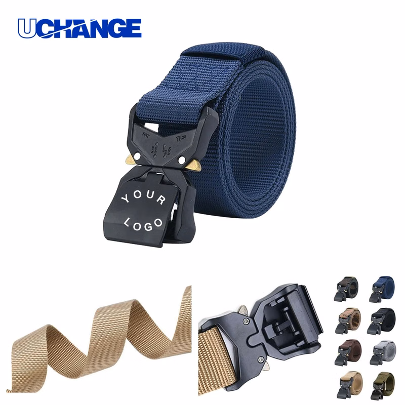 Reinforced Nylon Tactical Belt Strap for Field Activities