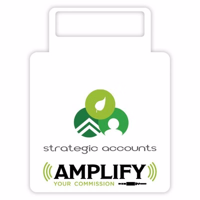USA Made Long Rounded Rectangle Laminated Badge Billboard (3.625" x 2.75")