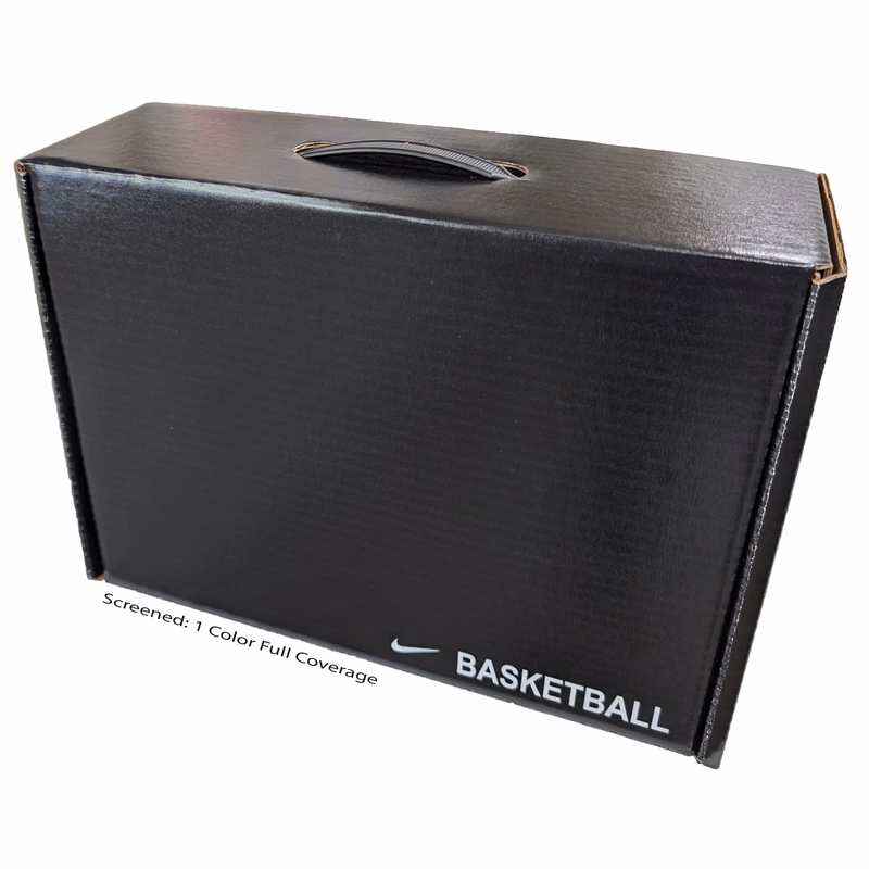 13" x 10" x 4 1/2" - B-Flute Tuck Box with Handle