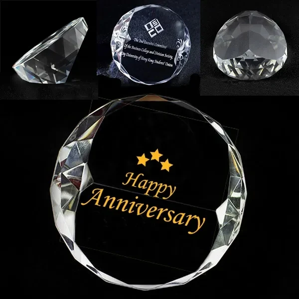 Round Diamond Paperweight 1