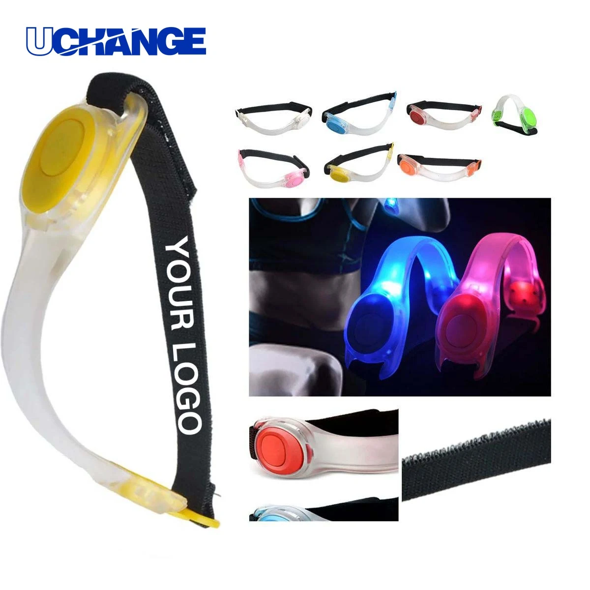 Reflective LED Armband Strap with Light Modes for Outdoor Use 1