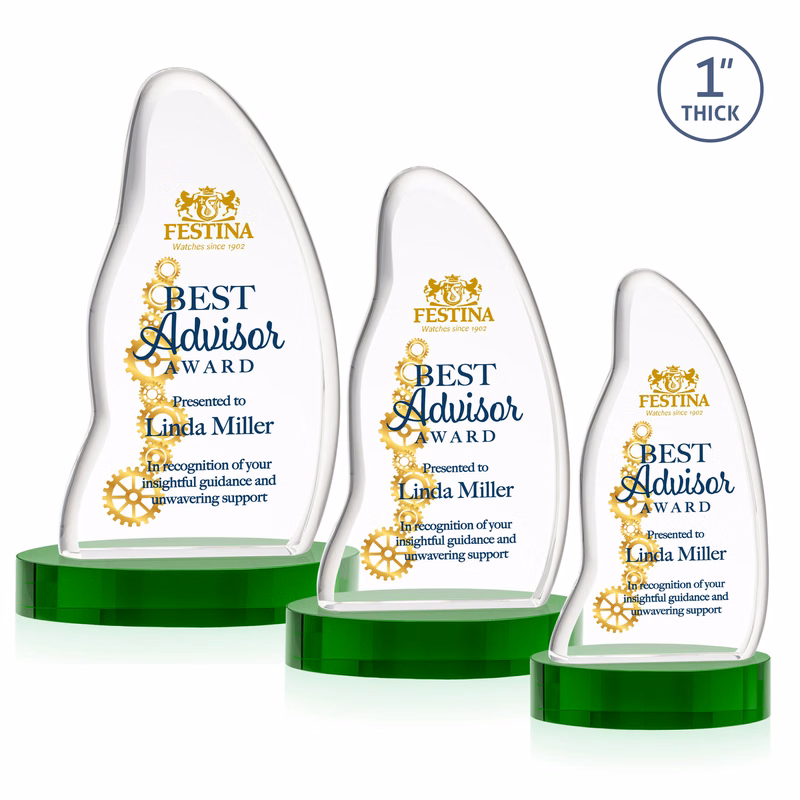 Beauford VividPrint™ Award on Base - Green