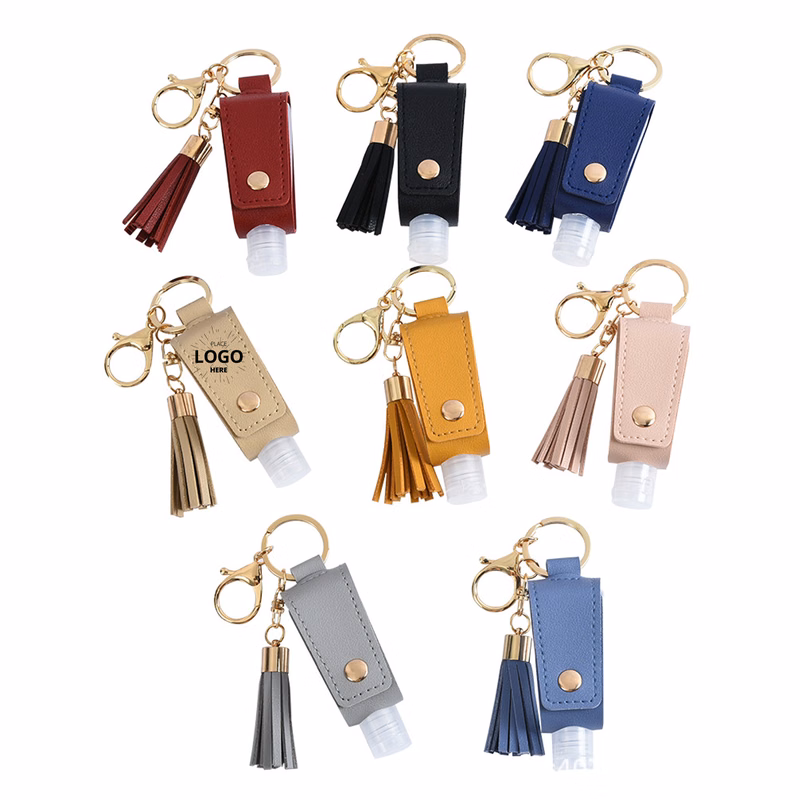 Hand Sanitizer Bottle Case Keychain