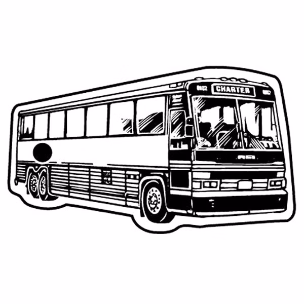 Tour Bus 2 Key Tag (Spot Color)