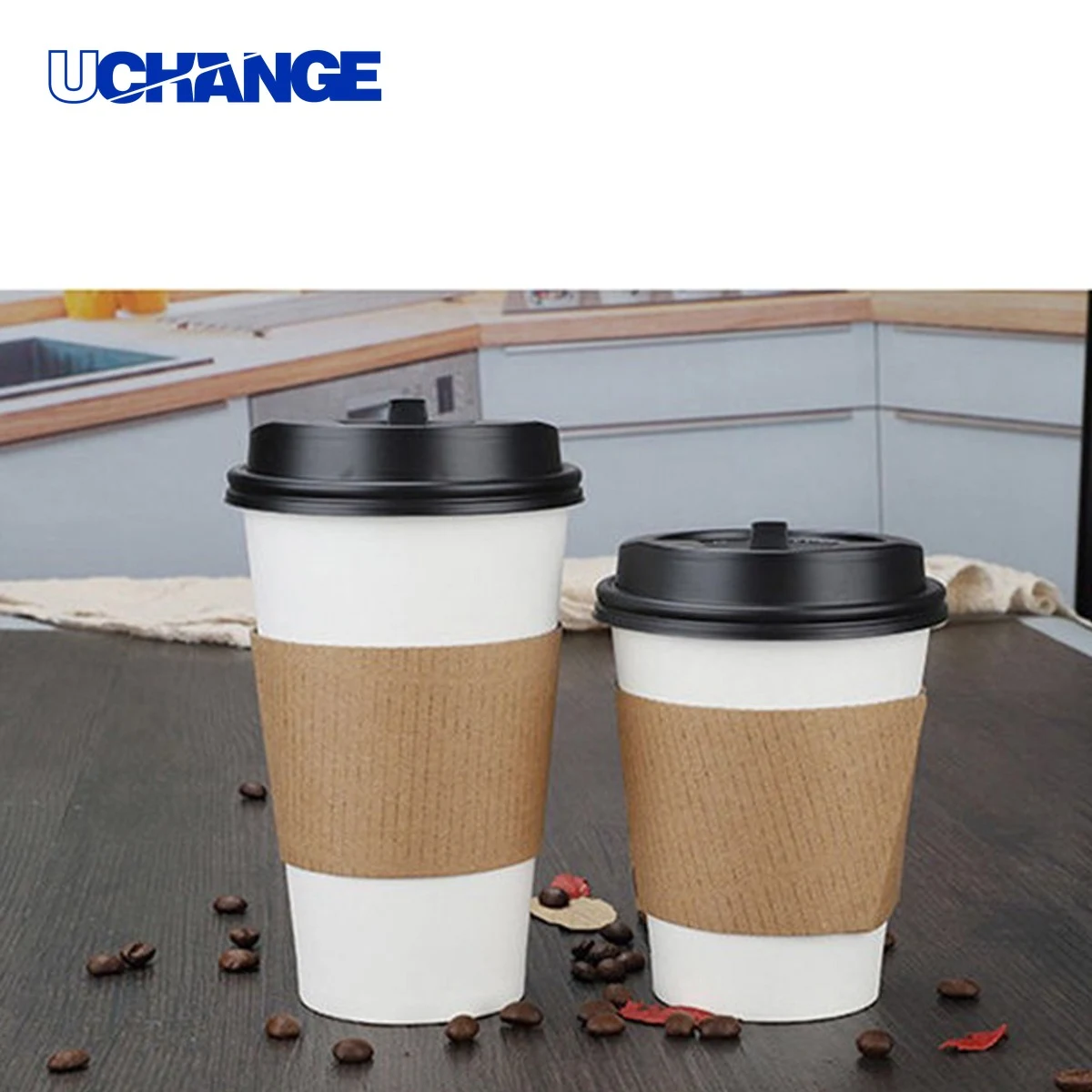 Disposable Coffee Cup Cover Sleeve 1