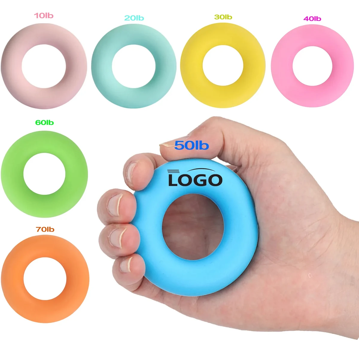 Silicone Hand Grip Strengthener Exercise Ring 1