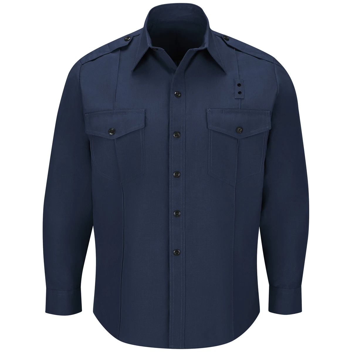 Workrite® Fire Service Men's Non-FR 100% Cotton Classic Long Sleeve Fire Chief Shirt 1