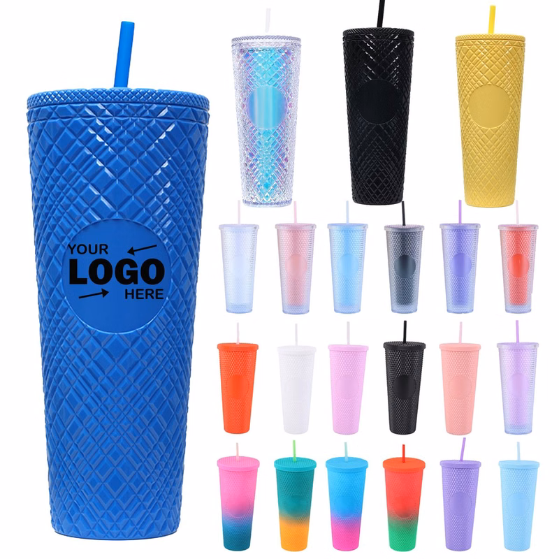 24oz PS Material Double layer Water Cup