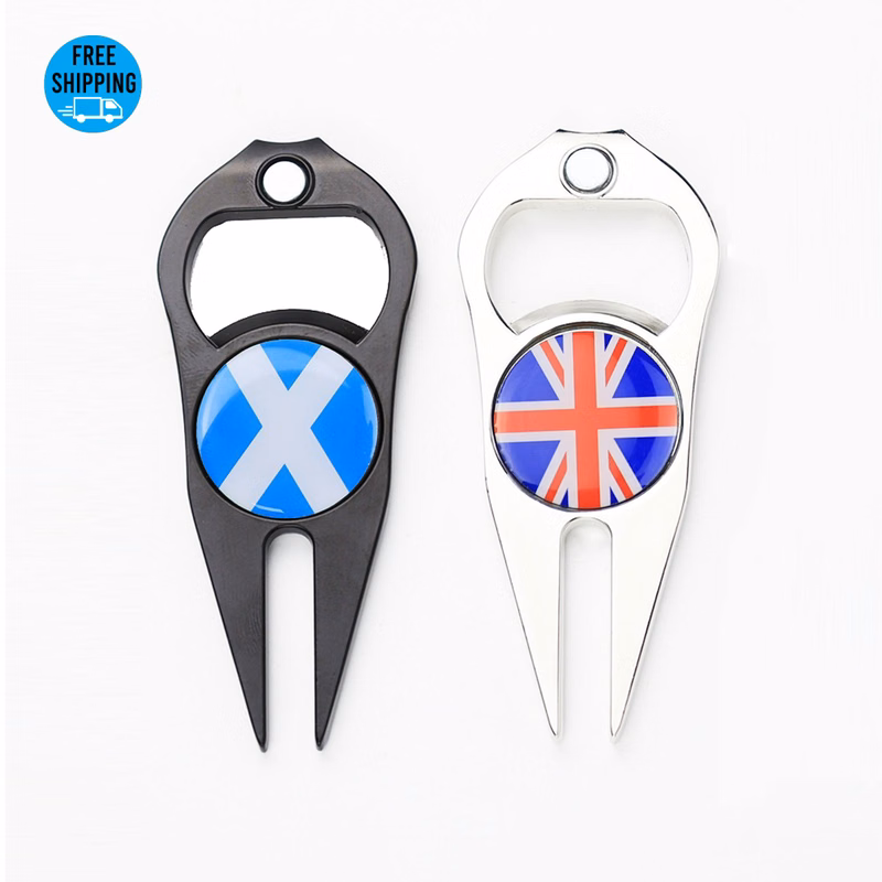 Epoxy Dome Divot Tool With Bottle Opener